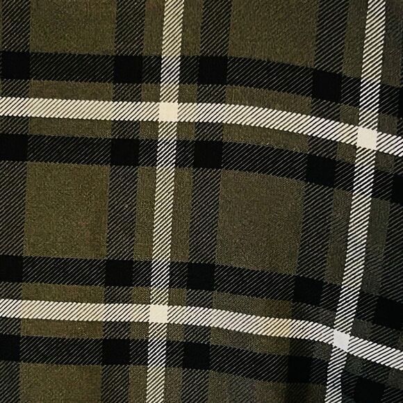 Banana Republic Green Plaid Sheath Dress Small Pockets Academia Work Career Punk - Picture 4 of 9